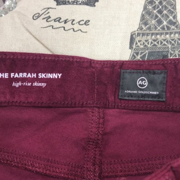AG The Farrah High Waist Velvet Jeans - Picture 5 of 9
